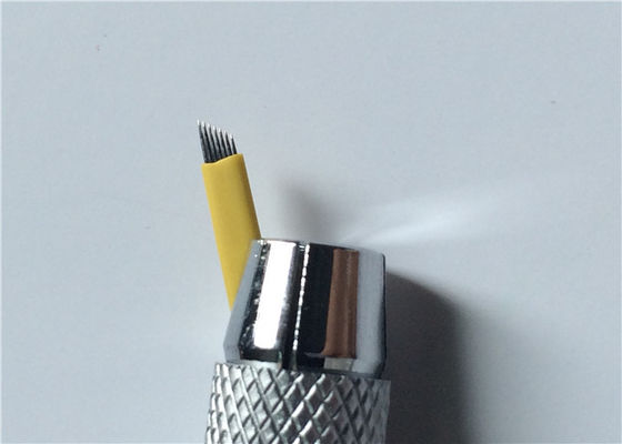Çin Kalıcı Makyaj için 0.25mm 7 Pins Kaş 3D Microblading İğneleri Paslanmaz Çelik Tedarikçi