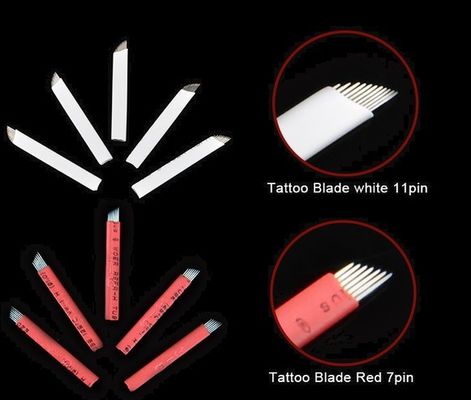 Çin Dövme Bıçağı Tek Kullanımlık Kalıcı Makyaj İğneleri Gama Işını Sterilizasyonu Tedarikçi