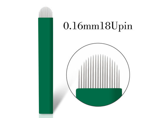 Çin Nano 0.16MM U Sharp Blade Kaş Microblading İğneleri Tedarikçi