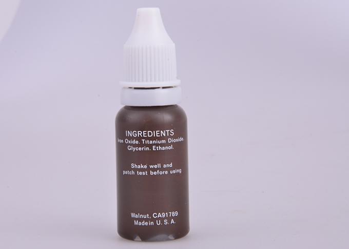Kaş İçin Çikolata Kahverengi / Açık Kahverengi Ebedi Dövme Mikro Pigment Emülsiyonu 0