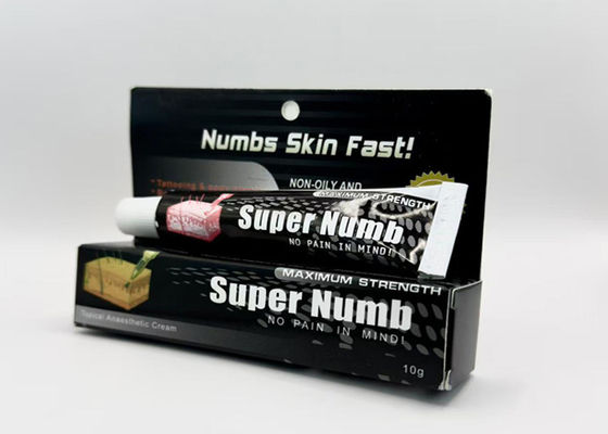 Çin 10G Kalıcı Makyaj Super Numb Dövme Kaş / Dudak / Eyeliner için Anestezik Krem Tedarikçi