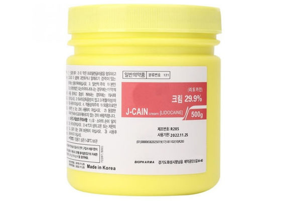 Çin 29% 9 J-CAIN PMU Anestezik Hızlı Cilt Dövme Sıvıştıran Krem 500G Tedarikçi