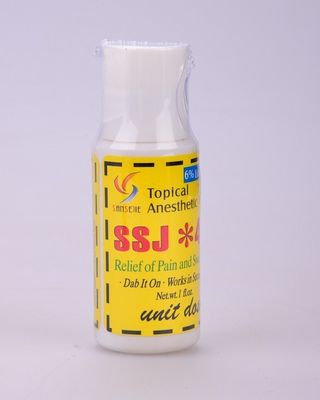 % 6 SSJ 48 Dudak dövmesi için dövme anestezi jeli, topikal uyuşturma kremi Tedarikçi