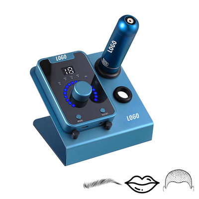 Elektrikli Silah Tipi SMP Kalp Mikropigmentasyon Cihazı Kalıcı Makyaj ve Siyah Mavi İsviçre Motoru Dövme Makinesi Tedarikçi