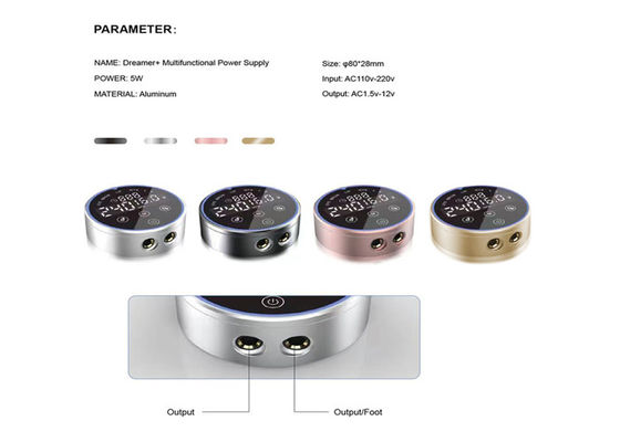 Dot Box fonksiyonu ve akıllı dokunmatik ekranı olan dövme güç kaynağıyla kolayca kontrol edilen dövme makinesi Tedarikçi