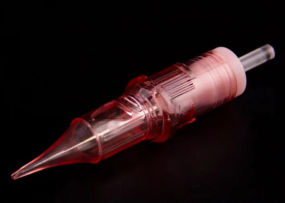 Medical Standard Stainless Steel Permanent Makeup Needles in Pink Color Tedarikçi