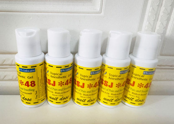 OEM Dövme Ağrısız Uyuşturucu SSJ48 Dövme Uyuşturucu Krem Tedarikçi
