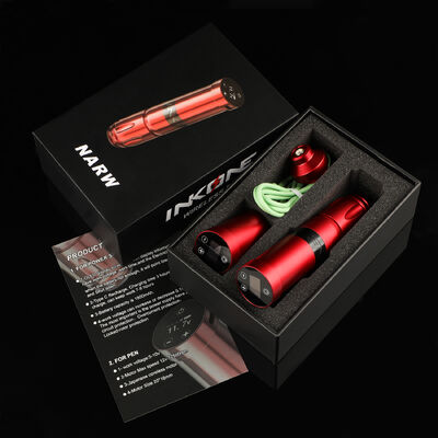 INKONE NARW Marka Dijital LCD Dokunmatik Ekran 1800 mAh Pil dövme kalemi Mikropigmentasyon Makinesi Kablosuz Dövme Makinesi Tedarikçi