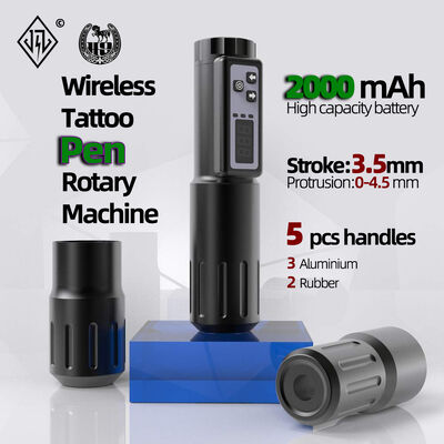 Elektrikli LCD Ekran 2000mAh Pil Dövme Silahı RCA Kablosuz Döner Dövme Makinesi Kalem Kiti Dövme Sanatçısı Tedarikçi