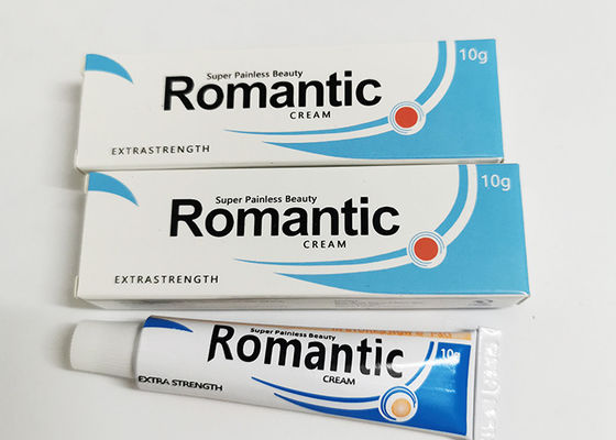 10G Romantik Beyaz Renkli Kaş Dövmesi Uyuşturma Kremi Tedarikçi