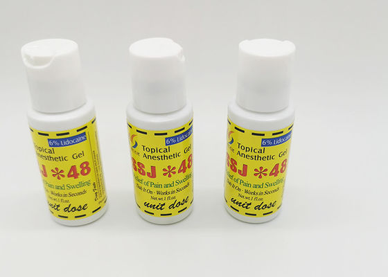 SSJ48 Dövme Uyuşturma Kremi Kaş Mikroblading Ağrısız Gel Tedarikçi