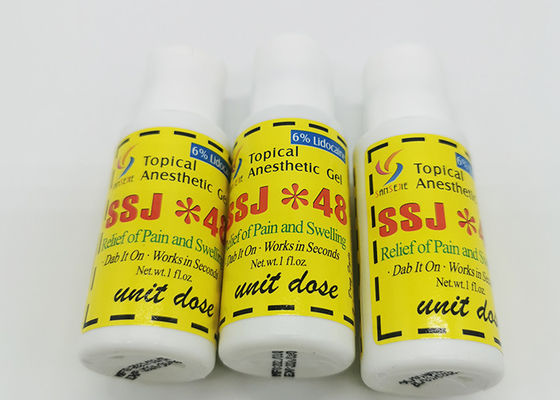 SSJ48 Dövme Uyuşturma Kremi Kaş Mikroblading Ağrısız Gel Tedarikçi