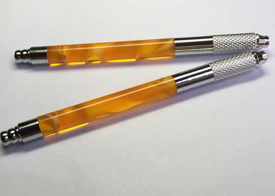 Sarı 110MM Manuel Dövme Kalemi Kalıcı Makyaj El Yapımı Dövme Kitleri Tedarikçi