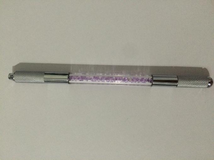 Kalıcı Makyaj için Kristal Malzeme Doubel Head Kaş Microblading Dövme Kalemi 0