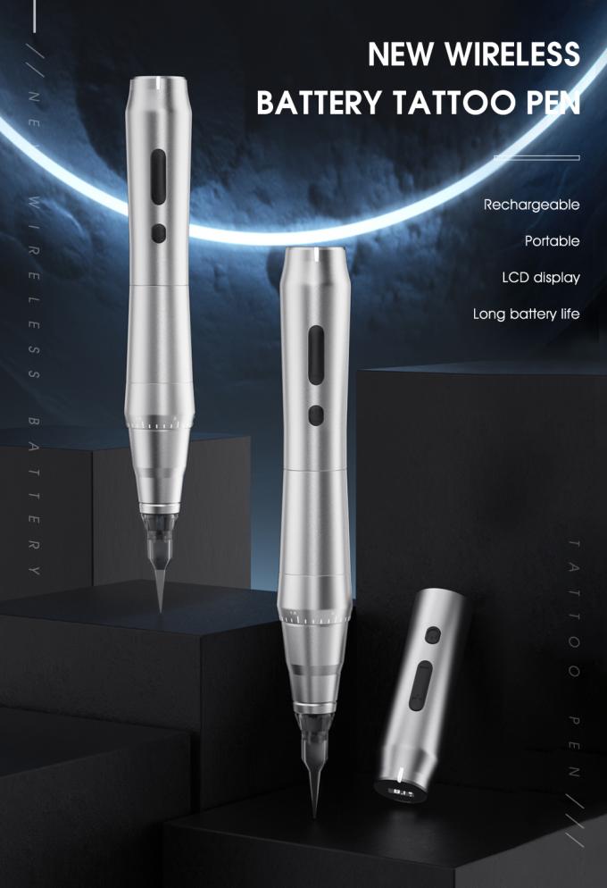 Kablosuz Dermografo Makinesi SPMU Kablosuz Kaş Kalıcı Makyaj Evrensel Kart&uuml;s Mikroblading Makinesi D&ouml;vme Kalemi 6