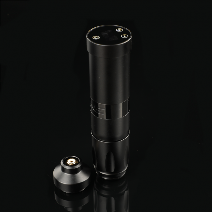 Paslanmaz Çelik 1800mAh NARW Kablosuz Dövme Makinesi 1-OLED Ekran Dokunmatik Ekran Pil Döner Dövme Silahı Dövme Kalemi Güçlü RCA ile 4