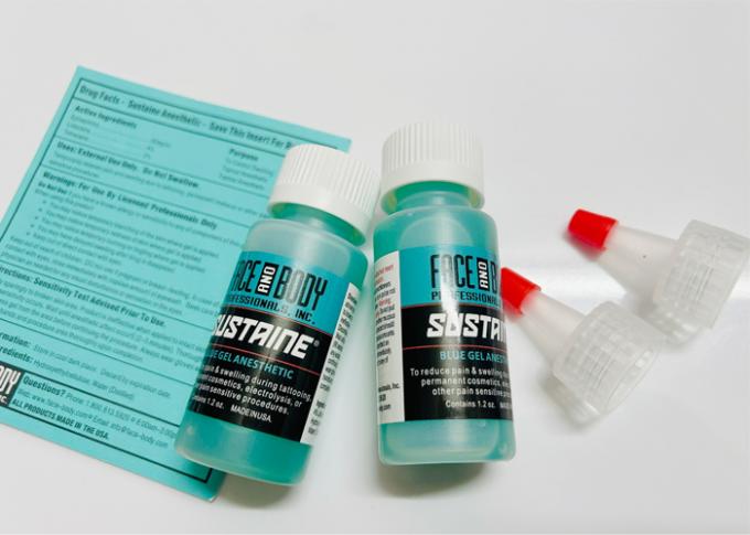 1.2OZ Profesyonel Vücut ve Yüz Sustaine Anestezik Jel 0