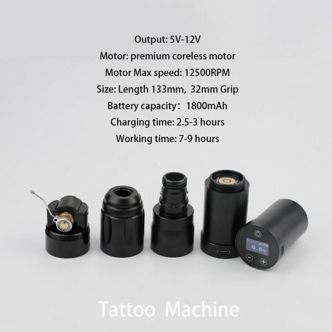 INKONE NARW Marka Dijital LCD Dokunmatik Ekran 1800 mAh Pil d&ouml;vme kalemi Mikropigmentasyon Makinesi Kablosuz D&ouml;vme Makinesi 2