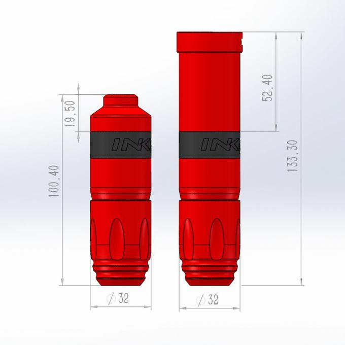 INKONE NARW Marka Dijital LCD Dokunmatik Ekran 1800 mAh Pil d&ouml;vme kalemi Mikropigmentasyon Makinesi Kablosuz D&ouml;vme Makinesi 6