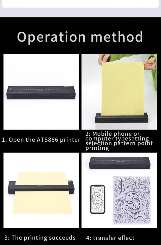 12000mAh Mini D&ouml;vme Şablon Yazıcısı Termal Kopya Makinesi Kablosuz Transfer Yazıcısı D&ouml;vme Yazıcısı 8