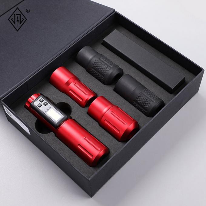 Elektrikli LCD Ekran 2000mAh Pil Dövme Silahı RCA Kablosuz Döner Dövme Makinesi Kalem Kiti Dövme Sanatçısı 14