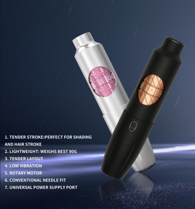 Dermographe Maquillage Digital Wireless Battery Rotary Tattoo Machine Permanent Makeup Tattoo Gun 8