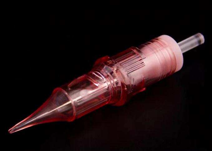 Medical Standard Stainless Steel Permanent Makeup Needles in Pink Color 0