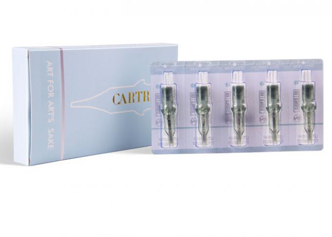 Stainless Steel Semi Permanent Makeup Needles in Green Color 0